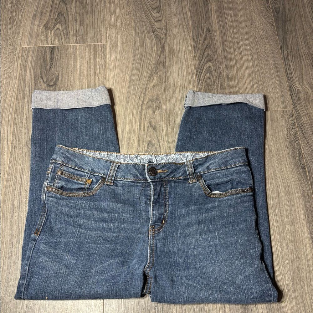 Faded Glory Women's Blue Denim Capri Jeans Size 10 EPC